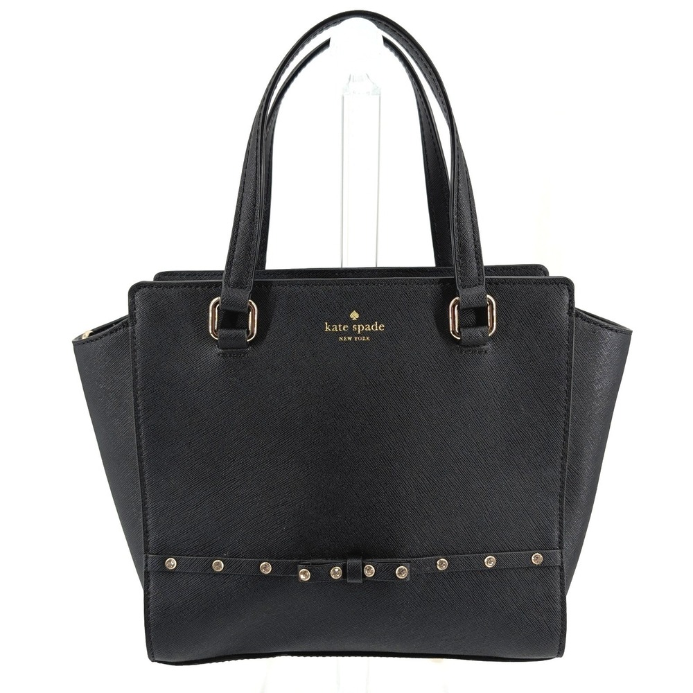 Kate Spade Small Laurel‎ Way Hadlee Satchel Bow Crystal Studded Crossbody Bag